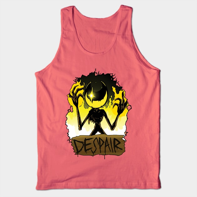 FNF INDIE CROSS - BATIM Nightmare Bendy Despair art Tank Top by Renovich